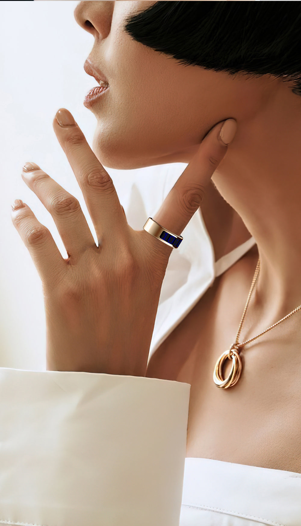 TUTEVETA Smart Ring | Health Monitoring, Sleep Tracking & 100M Waterproof