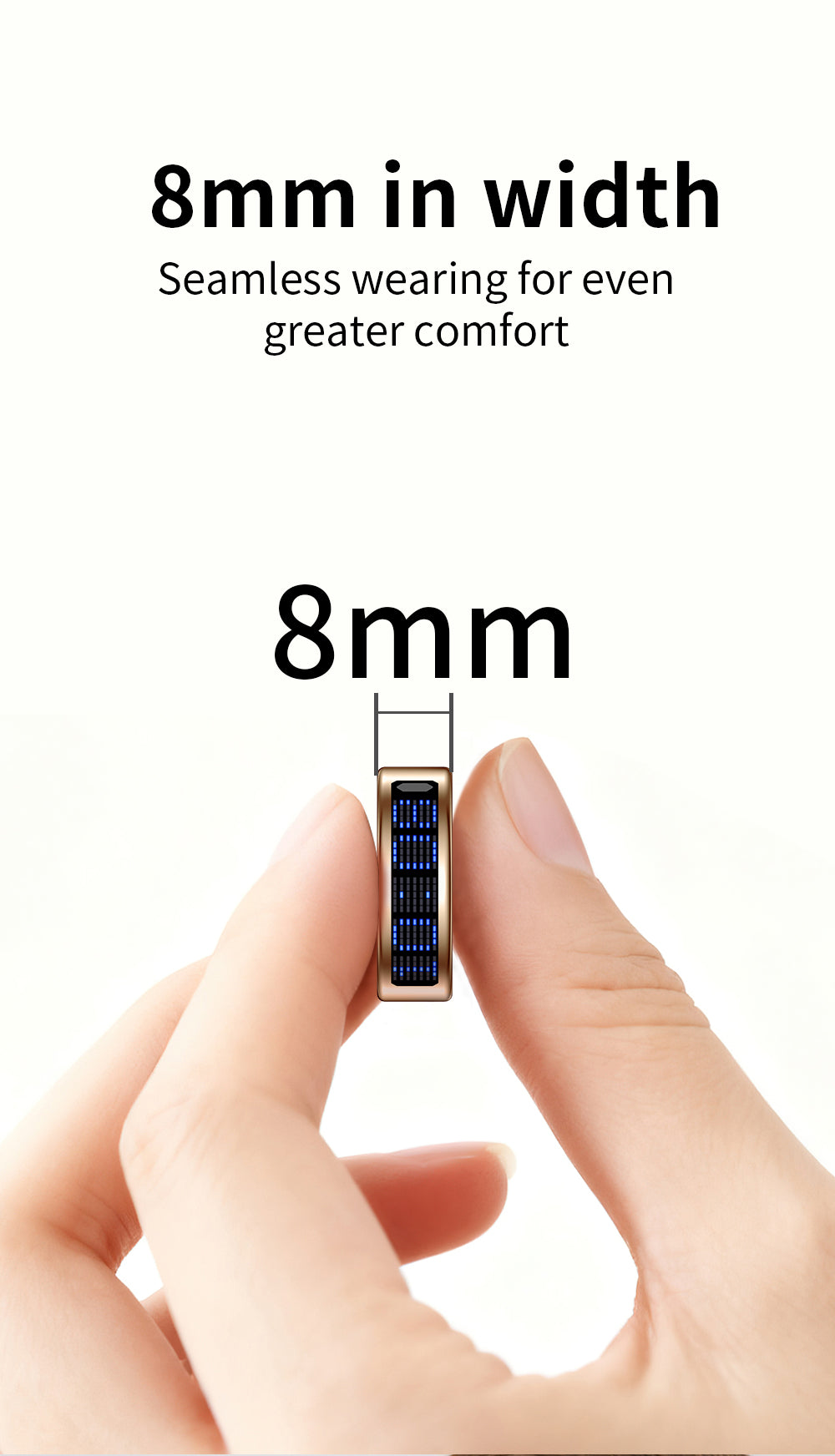 TUTEVETA Smart Ring | Health Monitoring, Sleep Tracking & 100M Waterproof