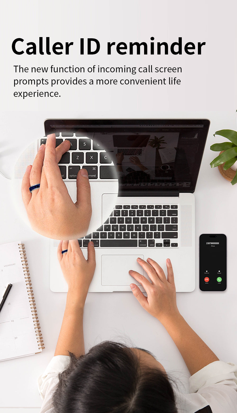 TUTEVETA Smart Ring | Health Monitoring, Sleep Tracking & 100M Waterproof